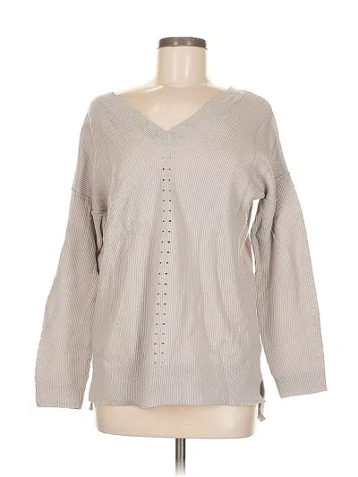 Pre-owned Topshop Pullover Sweater In Gray
