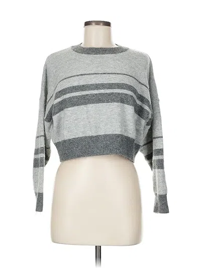 Pre-owned Topshop Pullover Sweater In Gray