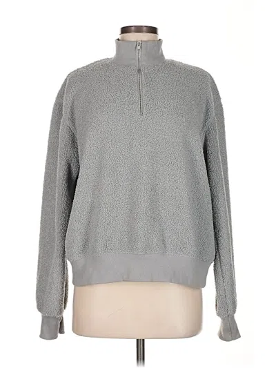 Pre-owned Topshop Pullover Sweater In Gray