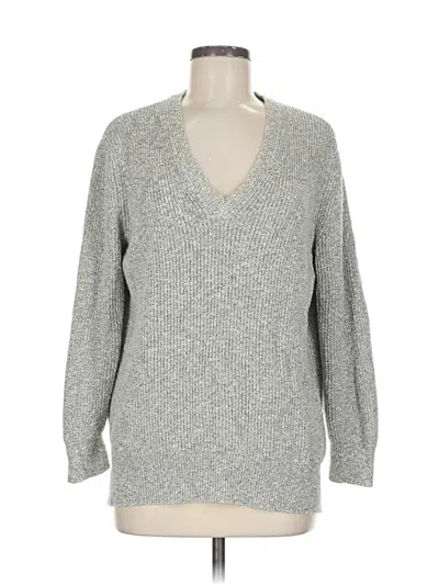 Pre-owned Topshop Pullover Sweater In Gray
