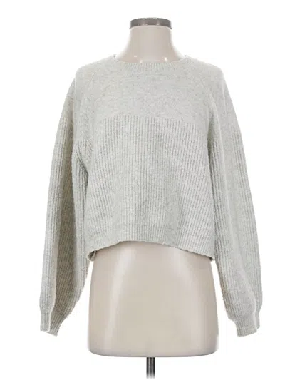 Pre-owned Topshop Pullover Sweater In Gray
