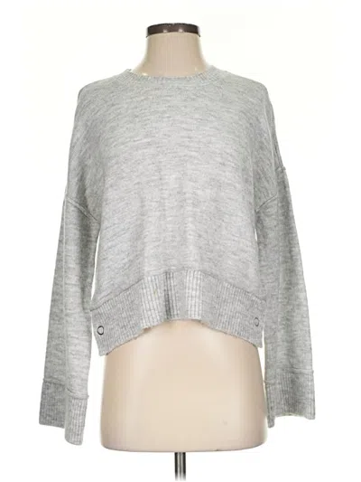 Pre-owned Topshop Pullover Sweater In Gray