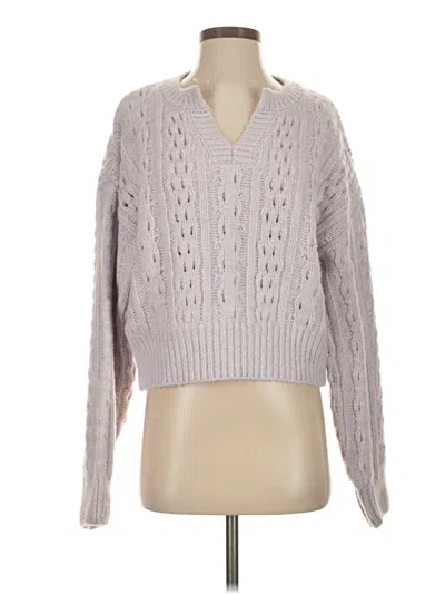Pre-owned Topshop Pullover Sweater In Gray