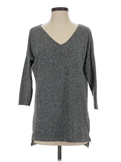 Pre-owned Topshop Pullover Sweater In Gray