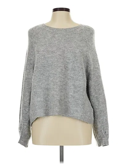 Pre-owned Topshop Pullover Sweater In Gray