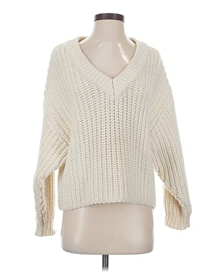 Pre-owned Topshop Pullover Sweater In Ivory