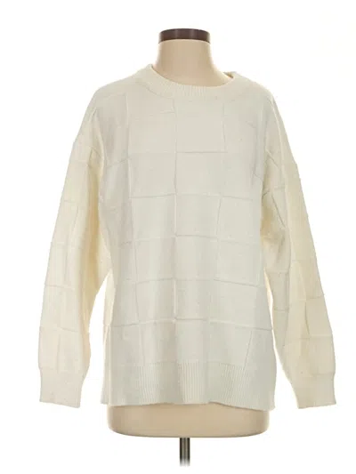Pre-owned Topshop Pullover Sweater In Ivory