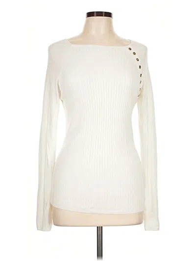 Pre-owned Topshop Pullover Sweater In Ivory