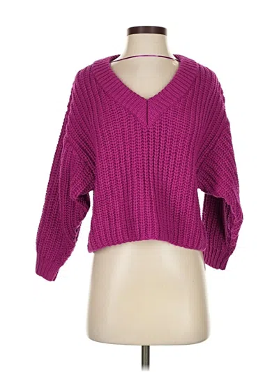 Pre-owned Topshop Pullover Sweater In Pink
