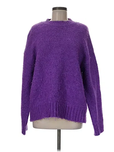 Pre-owned Topshop Pullover Sweater In Purple