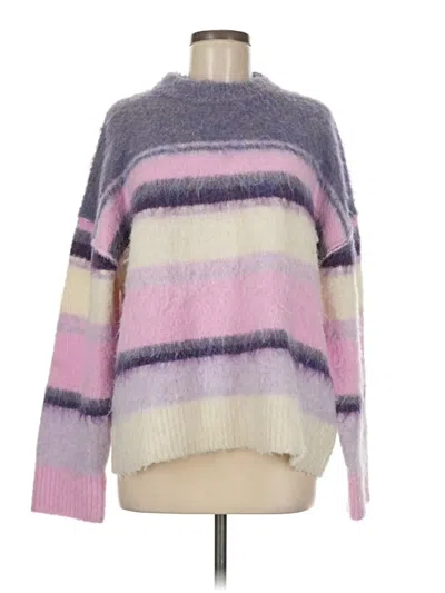 Pre-owned Topshop Pullover Sweater In Purple