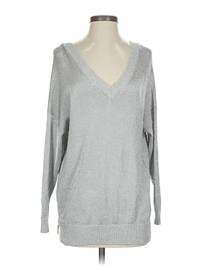 Pre-owned Topshop Pullover Sweater In Silver
