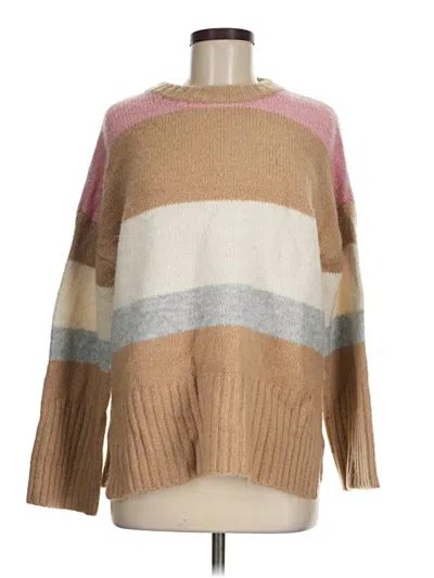 Pre-owned Topshop Pullover Sweater In Tan