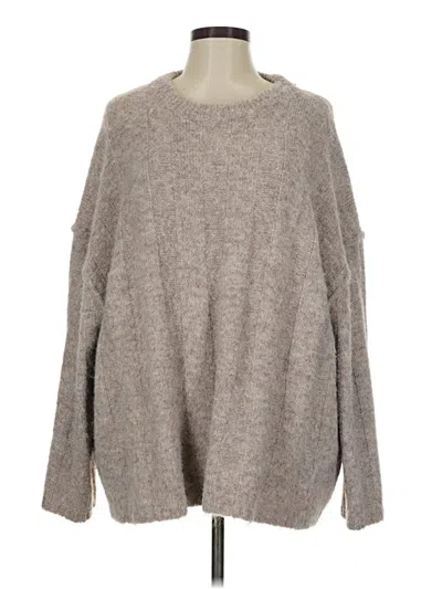 Pre-owned Topshop Pullover Sweater In Tan