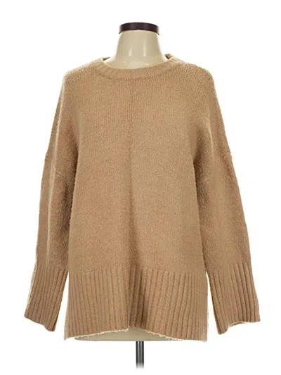 Pre-owned Topshop Pullover Sweater In Tan