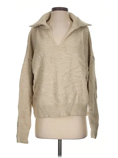 Pre-owned Topshop Pullover Sweater In Tan