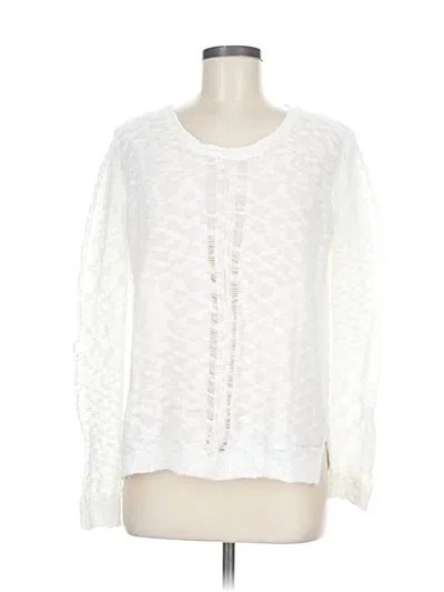 Pre-owned Topshop Pullover Sweater In White