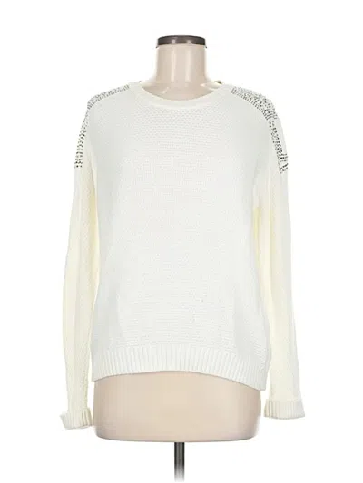 Pre-owned Topshop Pullover Sweater In White