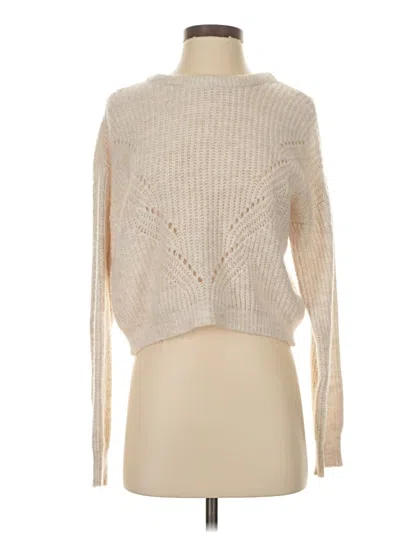 Pre-owned Topshop Pullover Sweater In White