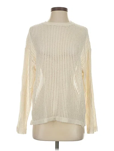 Pre-owned Topshop Pullover Sweater In White