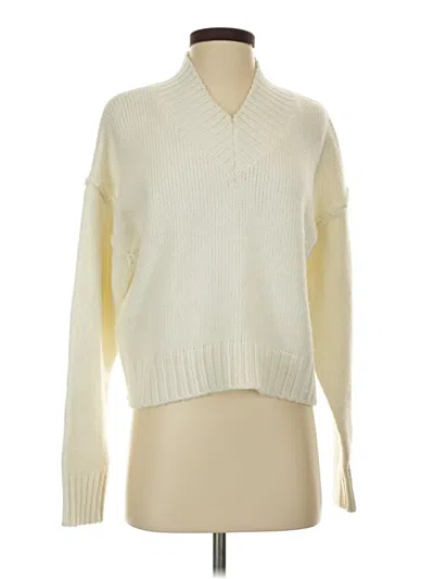 Pre-owned Topshop Pullover Sweater In White