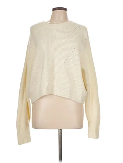 Pre-owned Topshop Pullover Sweater In White