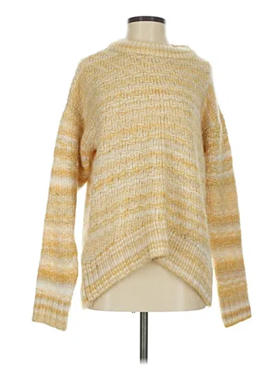 Pre-owned Topshop Pullover Sweater In Yellow