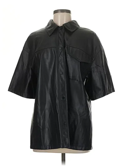 Pre-owned Topshop Raincoat In Black