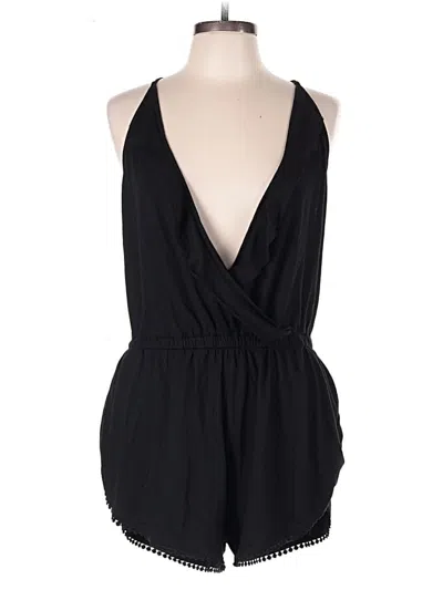 Pre-owned Topshop Romper In Black