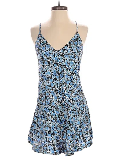 Pre-owned Topshop Romper In Blue