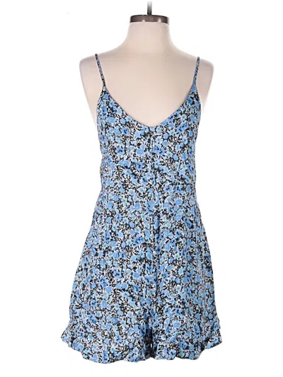 Pre-owned Topshop Romper In Blue