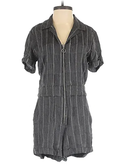 Pre-owned Topshop Romper In Gray