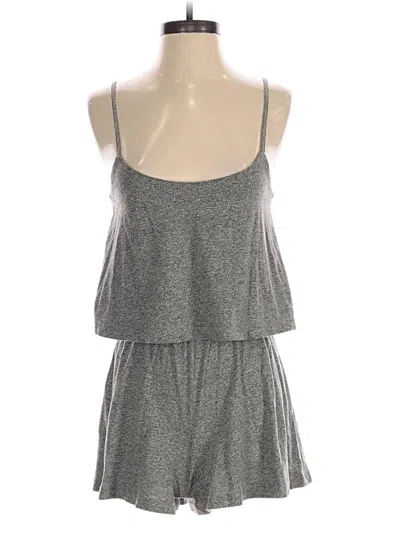 Pre-owned Topshop Romper In Gray