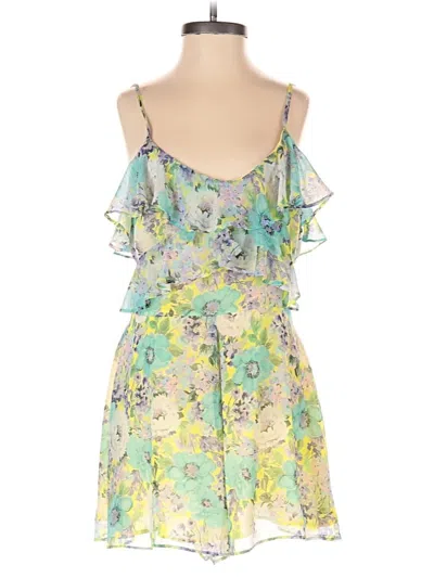 Pre-owned Topshop Romper In Green