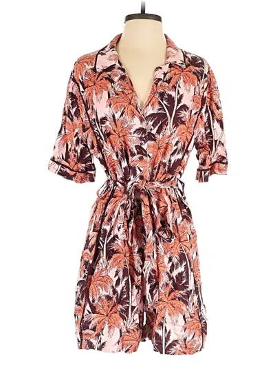 Pre-owned Topshop Romper In Orange