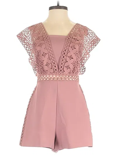 Pre-owned Topshop Romper In Pink