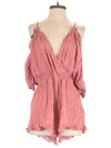 Topshop Romper In Red