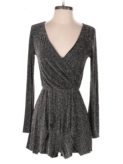 Pre-owned Topshop Romper In Silver
