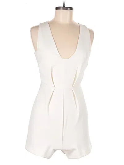 Pre-owned Topshop Romper In White