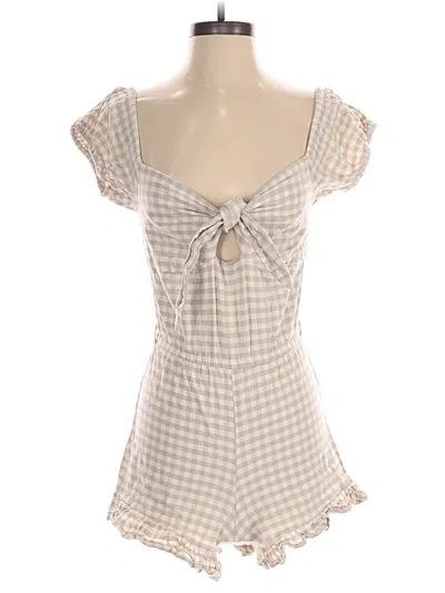 Pre-owned Topshop Romper In White