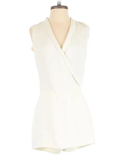 Pre-owned Topshop Romper In White