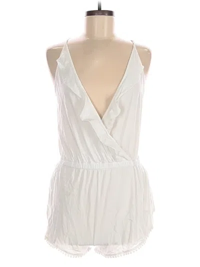 Pre-owned Topshop Romper In White