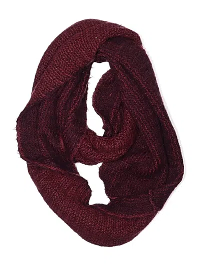 Pre-owned Topshop Scarf In Burgundy