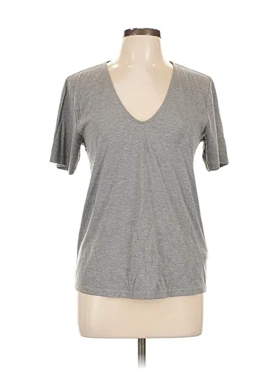 Pre-owned Topshop Short Sleeve T-shirt In Gray