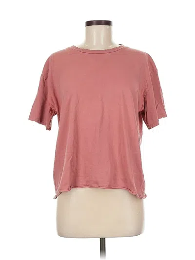 Pre-owned Topshop Short Sleeve T-shirt In Red