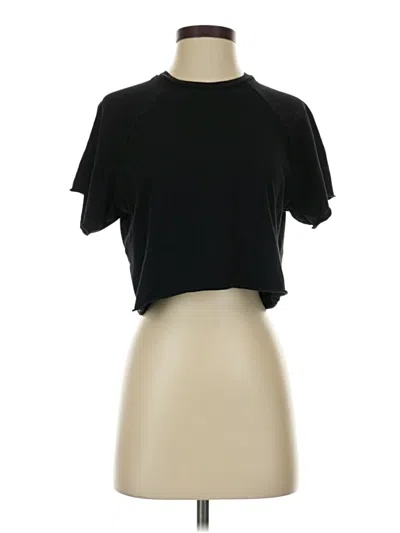 Pre-owned Topshop Short Sleeve T-shirt In Black