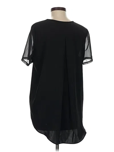 Pre-owned Topshop Short Sleeve T-shirt In Black