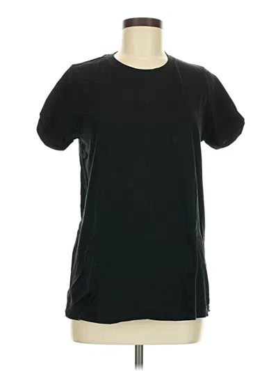 Pre-owned Topshop Short Sleeve T-shirt In Black
