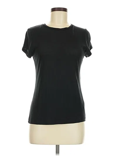 Pre-owned Topshop Short Sleeve T-shirt In Black