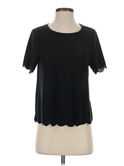 Pre-owned Topshop Short Sleeve T-shirt In Black